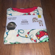 Toddler Size 3 Disney Star Wars The Mandalorian The Child 2 Piece Pajama Set New