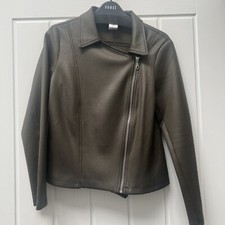 Genuine Kim And Co Pleather Biker Jacket - Used Sold Out Xs