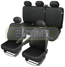 Sitzbezüge Schonbezüge SET QF für Hyundai H-1 H1 Kunstleder schwarz