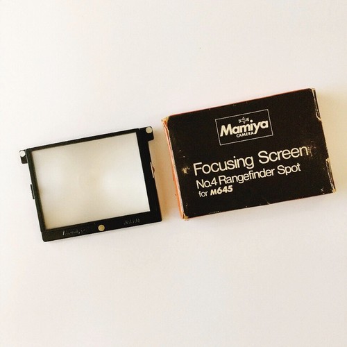 Mamiya Focusing Screen for M645 No.4 Rangefinder Spot Type in genuine Box - Picture 12 of 12