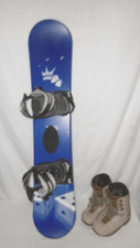 CRAZY CREEK " ROC " TOP JUNIOR FREESTYLE SNOWBOARD 125 CM + BOOTS GR: 37 IM SET