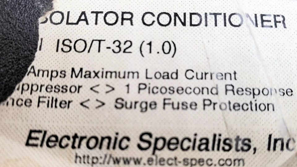 Electronic Specialists ISO/T32 Kleen Line Isolator Conditioner [A9S3] - Image 3 of 4