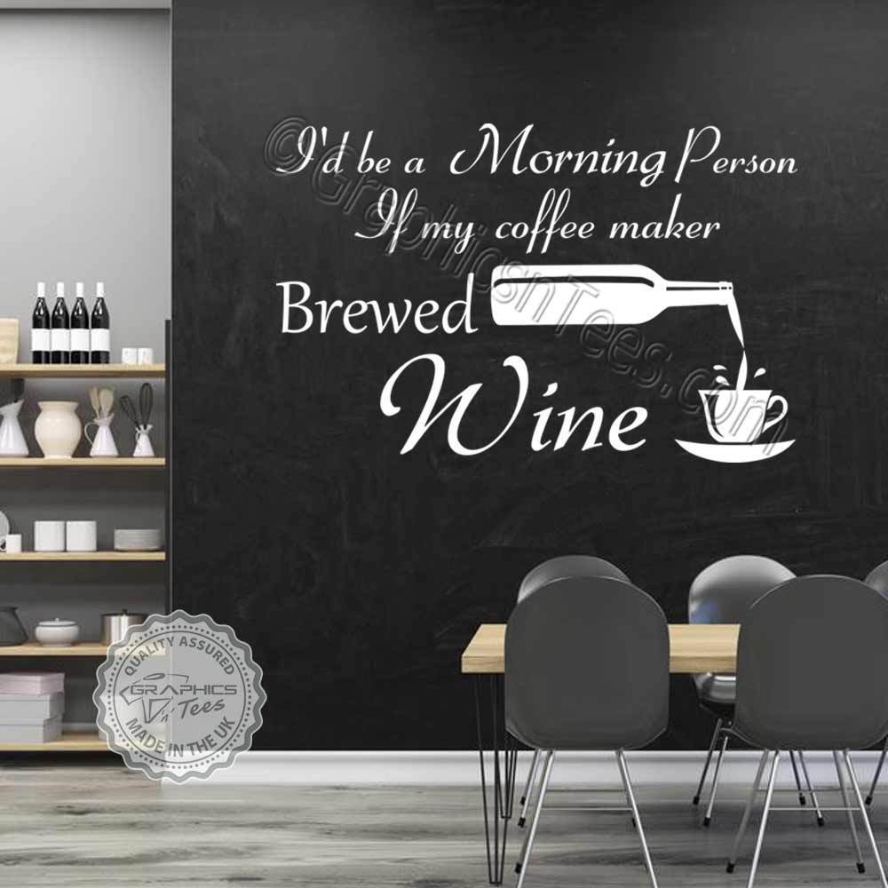 VWAQ I Love to Cook with Wine Wall Decal Sign - Funny Kitchen Quotes Decor,  1 - Kroger