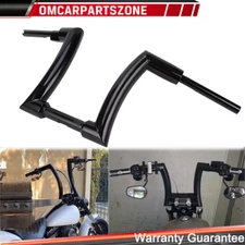 12" Rise 2" Ape Hanger Handlebar DNA For Harley Dyna Fatboy Softail Sportster 48