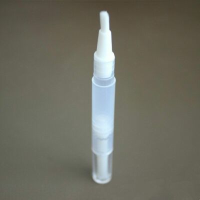 5Pcs Travel Portable Tube Cuticle Oil Container Empty Twist Pen With Brush 3ml