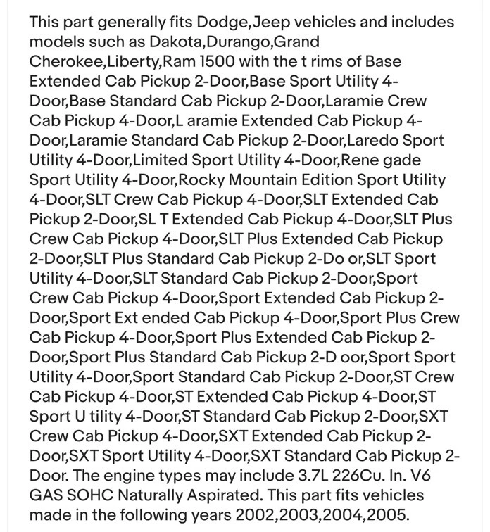 HS 26229 PT Fel-Pro Cylinder Head Gasket Set HS26229PT Jeep Chrysler Dodge - Изображение 4 из 4