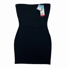 Spanx NWT Assets Red Hot Label Black Sleek Slimmers Full Slip Convertible 1X