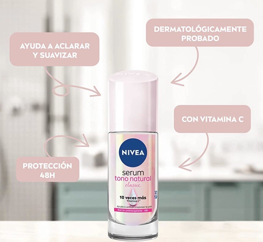 Nivea Extra Clarifying Serum Roll-On Deodorant 40ml-image