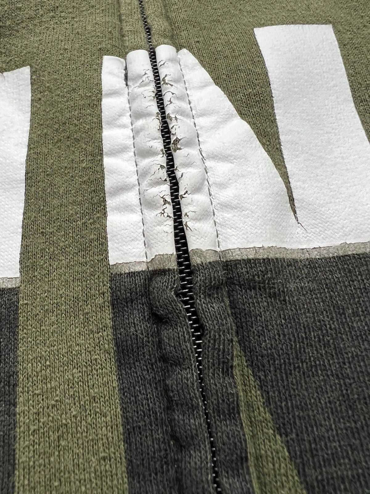 UNDERCOVER Giacca felpa con cappuccio e zip ROSA Victorias Secret verde XS