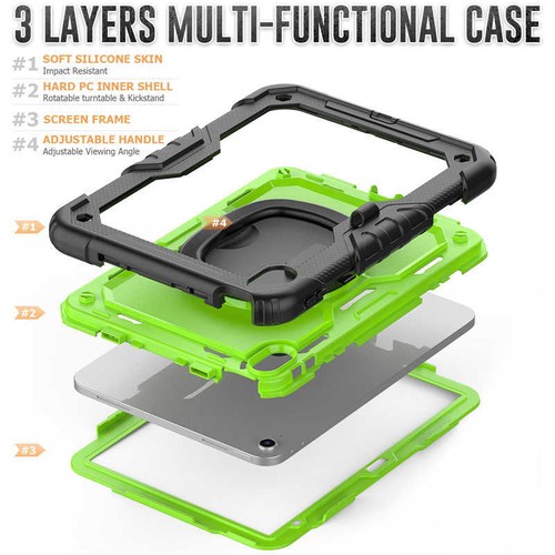 Heavy Duty Shockproof Case Cover For iPad 5/6/7/8/9/10th Gen Air 4 5 Pro 11 12.9 - Picture 6 of 122