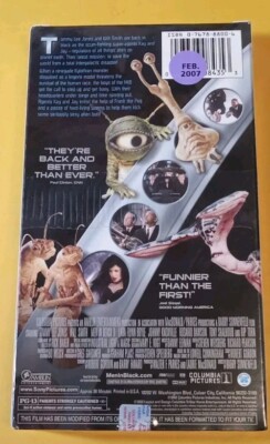 Men In Black II VHS Will Smith, Tommy Lee Jones NEW SEALED Mint | eBay