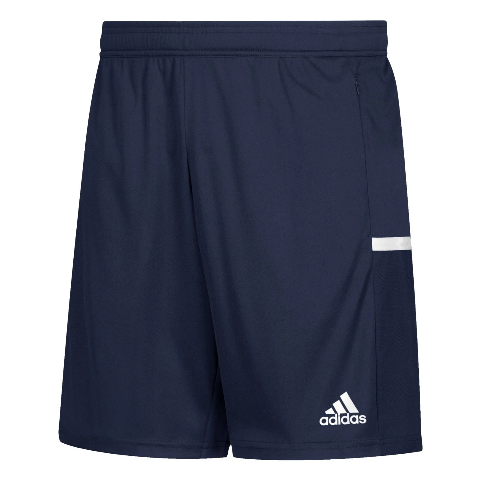 adidas T19 Mens Zip Pockets Football Shorts Hockey Navy Sports Teamwear