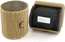 BambooMN Granulated Bamboo Charcoal Odor Absorber Bag in Decorative 4" Cylinder