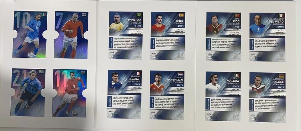 Carte Football Légendes Futera Unique 2018 - Pelé #2, 5g Argent, Near Mint