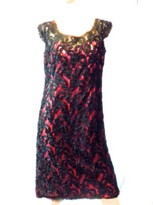 long cap sleeve lace dress High-Neck Cap Sleeve Lace Sheath Wedding Dress With 3D Rosette main image 0