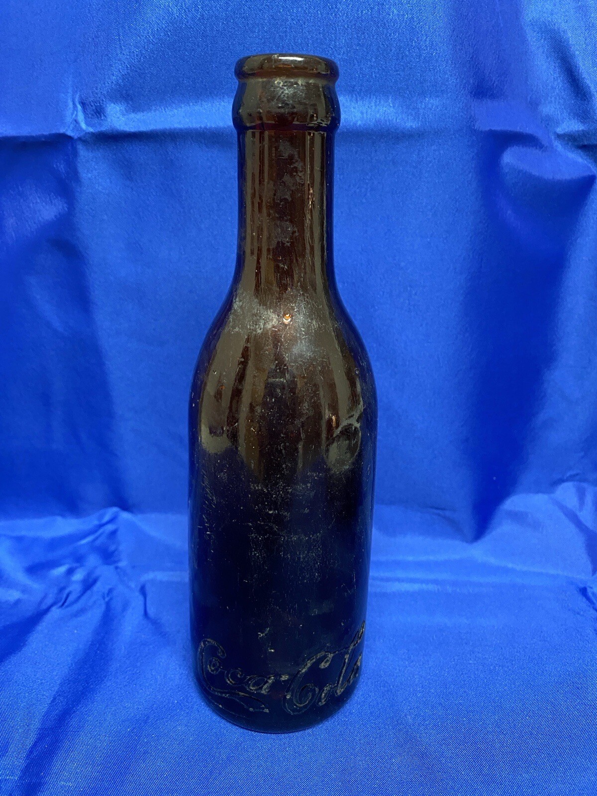 Vintage Coca Cola Straight Sided Embossed Amber Bottle 19051916