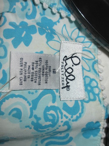 NWT Lilly Pulitzer Dress Size 12 Girls pamela white golden lion (RK) - Picture 8 of 8