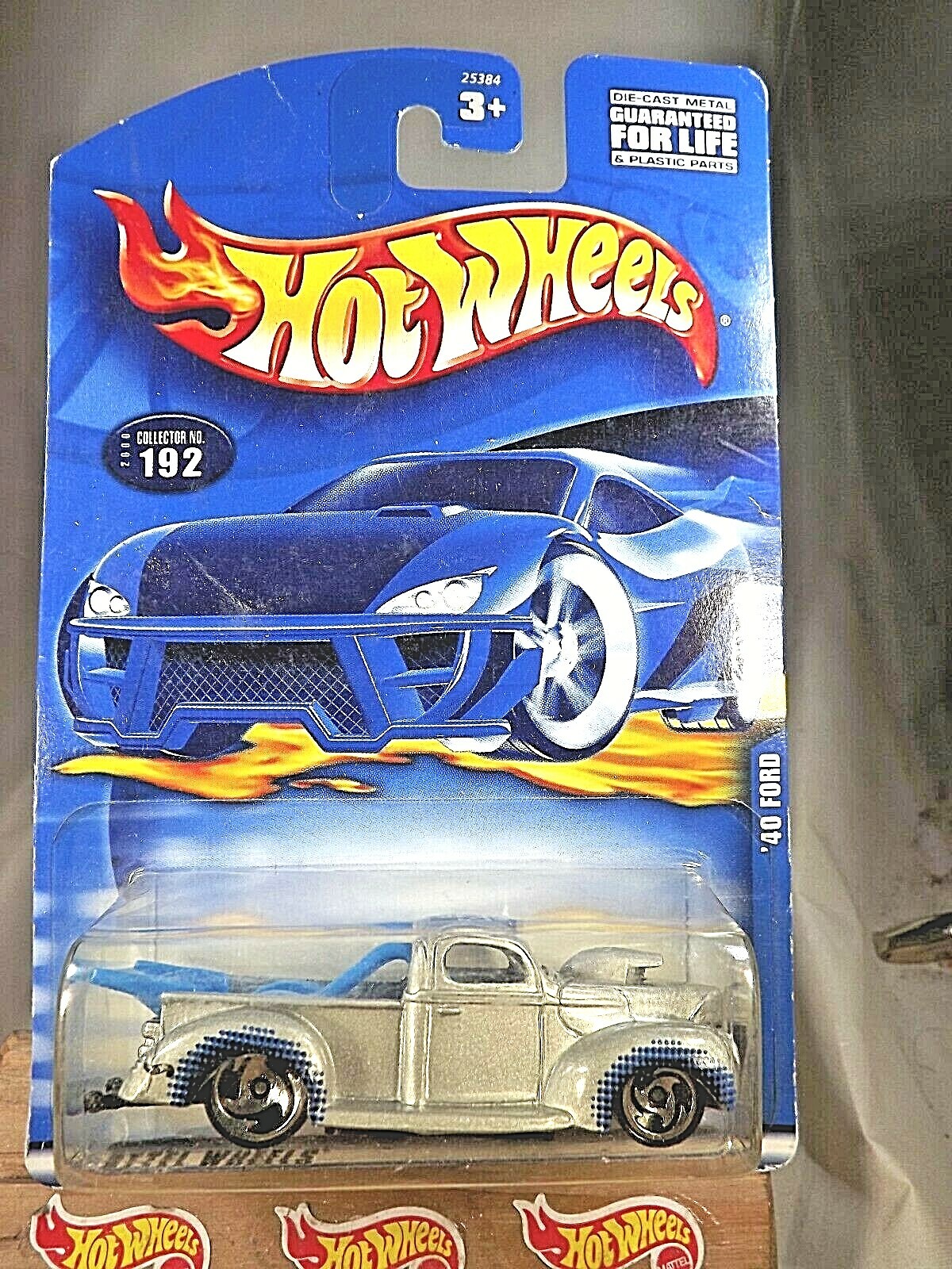 2000 Hot Wheels Mainline/Collector #192 '40 FORD Gray Truck w/Chrome SB Spokes