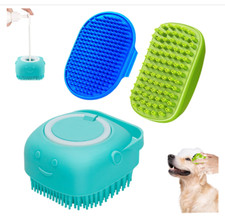 Dog Bath Brush  Dog Scrubber for Bath  Dog Shampoo Brush  Dog Washing/Shower