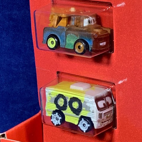 Pixar Cars MINI RACERS VARIETY 10-Pk ARVY Dr. Damage TIM TREADLESS Danny Swervez - Picture 5 of 11