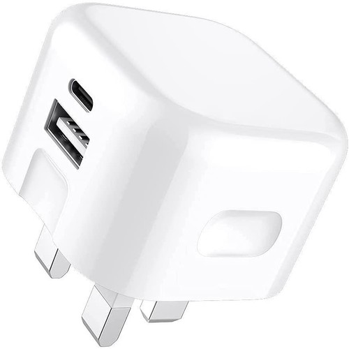 USB-C PD Fast Charger Adaptor UK Plug 20W for iPhone 14 13 12 Pro Max - Picture 3 of 7