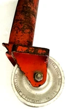 Vtg Sherman & Reilly 239-002 Wheel 7x4 3/4 Pulley Base Heavy Duty Metal Farming