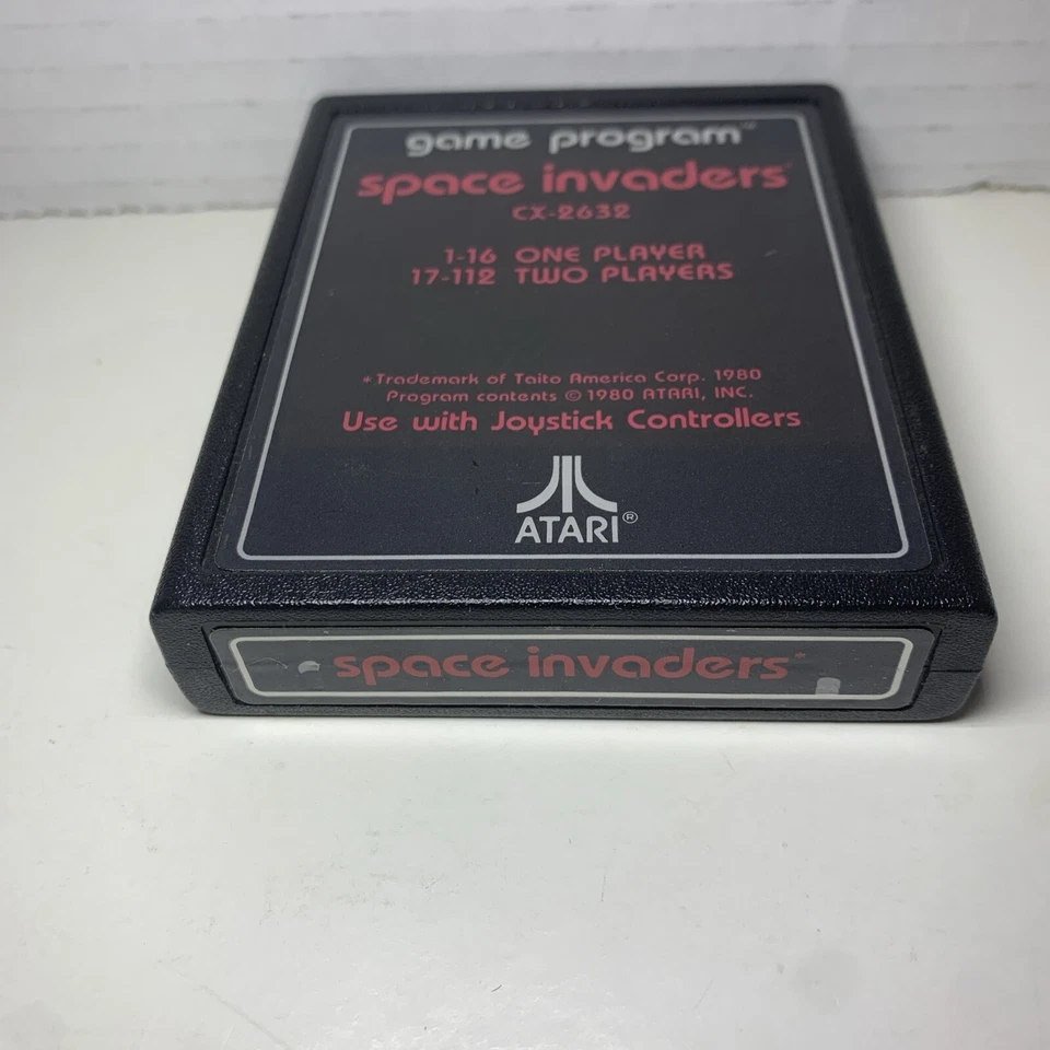 Space Invaders CX-2632 - Atari 2600 Game Cartridge w/manual 1980 - Authentic - Image 4 of 4