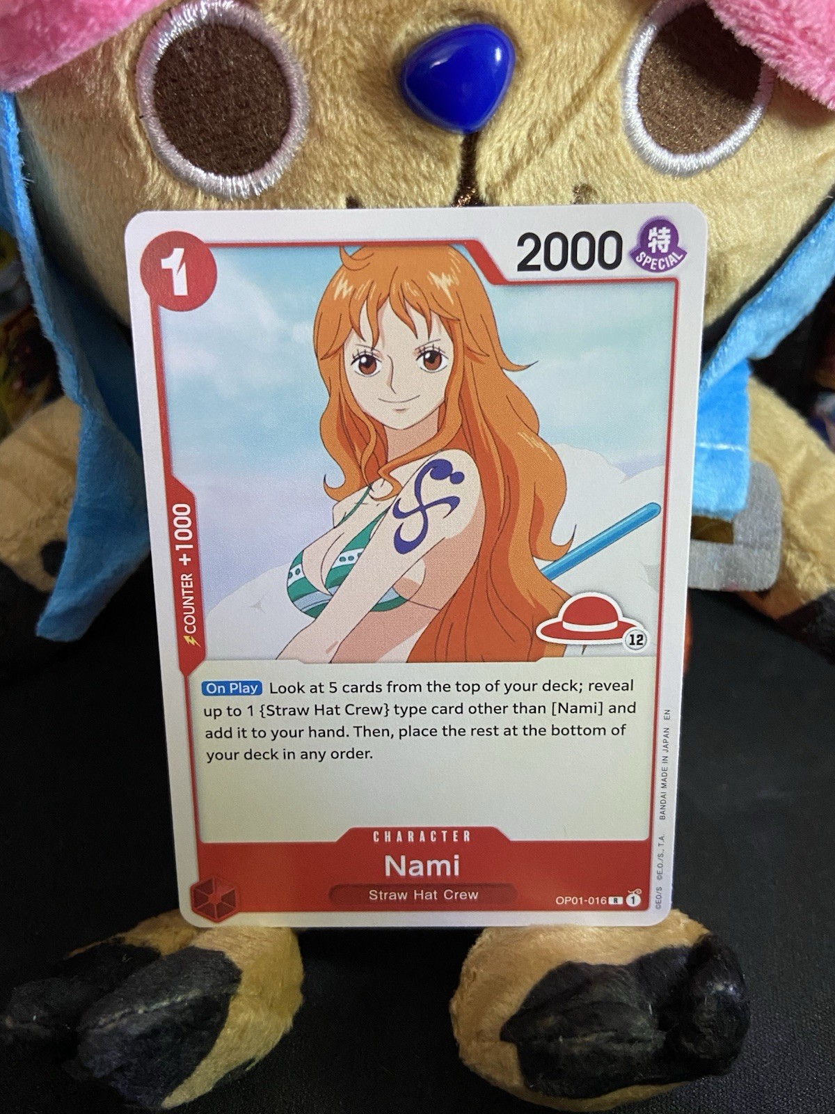 One Piece - Nami - OP01-016 - Rare - Near Mint - LD-01 - Free Shipping
