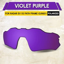 1.5MM POLARIZED Replacement Lenses for Oakley Radar EV XS Path OJ9001, Purple 