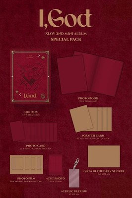 XLOV I,GOD 2nd Mini Album SPECIAL PACK(MD)/Book+11 Card+Film+Photo