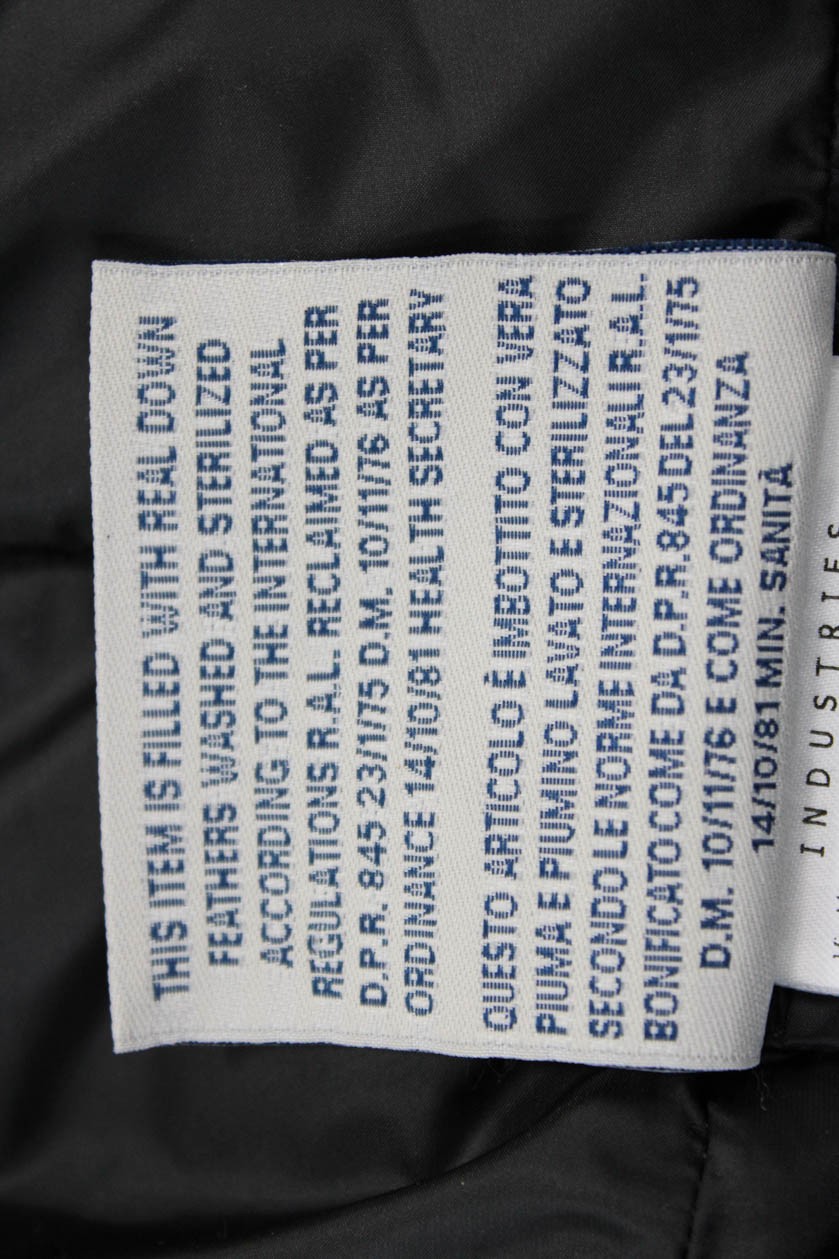 Moncler Womens Puffer Quilted Jacket Black High Neck Zip Long Sleeve Size 1 thumbnail 11