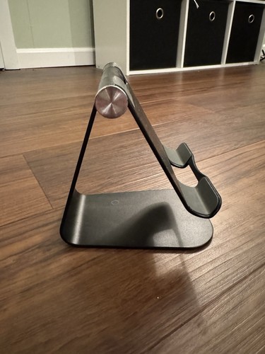 OMOTON Tablet Stand Holder, iPad Stand, Aluminum, Black - Used Near Mint - Photo 2 sur 3