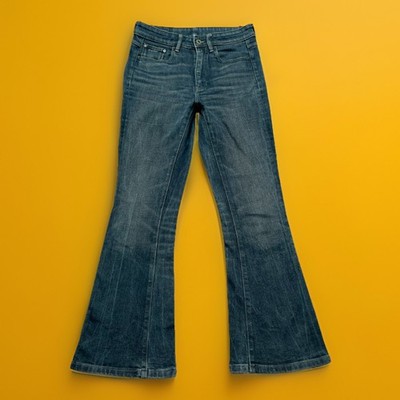 G-Star 3301 Flare Damen Bootcut Jeans W27 L30 #Q2-10