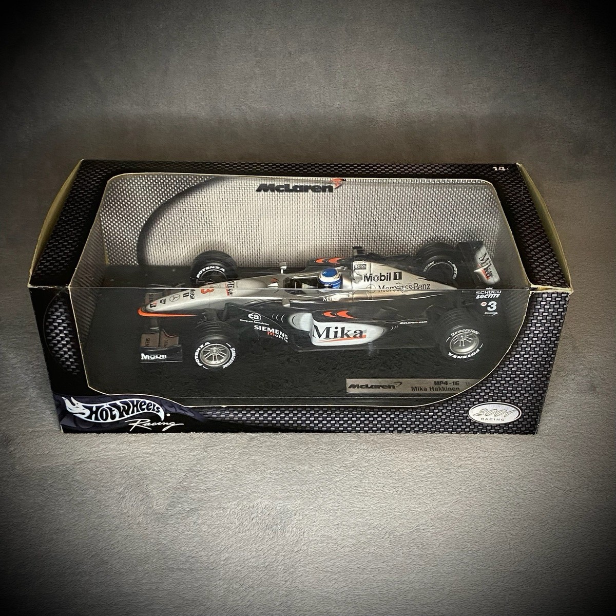 Hot Wheels 1:18 McLaren MP4-16 Mika Hakkinen F1 Model | eBay UK