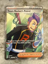 Team Rocket's Petrel SV10 226/182 Ultra Rare Full Art Holo Destined Rivals on eBay