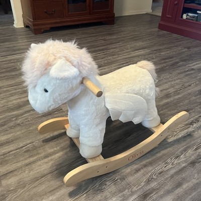 Pottery Barn Kids Plush animal Nursery Rocker decoration, OLIVIA