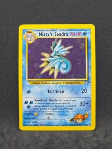 Misty's Seadra 009/132 Gym Heroes Holo Rare