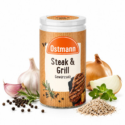 Ostmann Gewürze Steak & Grill Gewürzsalz Das Upgrade für jedes Steak!