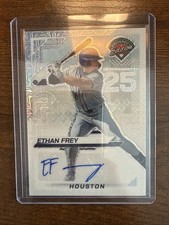ETHAN FREY 2025 Panini Prospect Edition FOTL Holo Prizm Auto Astros Rookie 1/25!