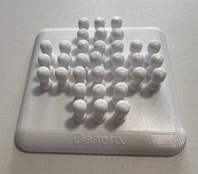 Solitaire 3D Spiel Denorix Solider - Steckspiel logikspiel Denkspiel Geduldspiel