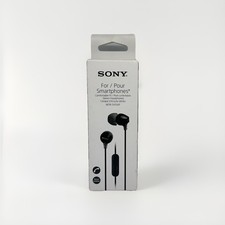 Sony MDR-EX15AP In-Ear Earbud with Microphone - Black MDREX15AP/B 
