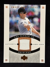 CAL RIPKEN JR. ORIOLES 2005 UD SWEET SPOT CLASSIC GAME USED WORN PANTS