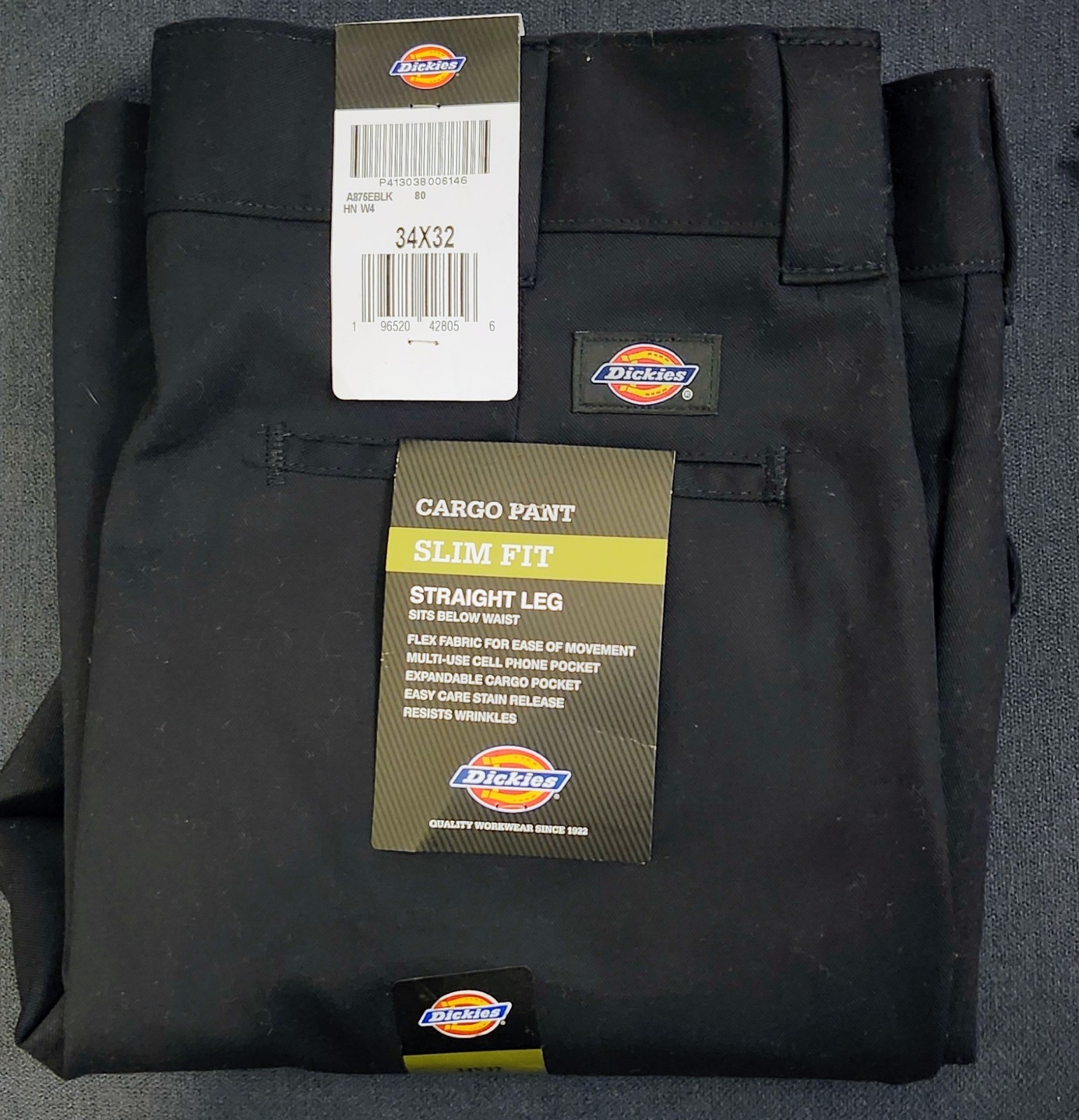 - Slim Fit Straight Leg (34x32) Flex Fabric Phone