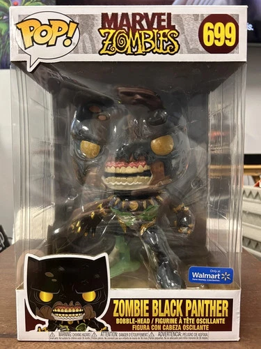 Funko Pop! Marvel Zombies #699 Zombie Black Panther Walmart Exclusive Jumbo