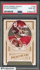 2019 Panini Legacy #182 Kyler Murray Cardinals RC Rookie PSA 10 GEM MINT