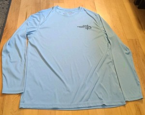 Reel life men's long sleeve fishing shirt size L