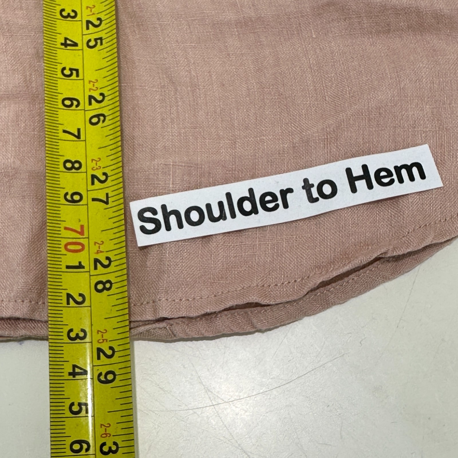 Assembly Label Linen Top Women AU 12 Dusty Pink Button Up Half Sleeve image 5
