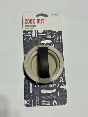 New Martha Stewart Cook Out! Burger Press 4.25in (11cm) Dia.