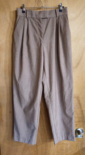 H M Dress Pants Trousers 8 Light Tan Sand