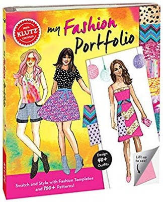 My Fashion Portfolio Hardcover Editors of Klutz